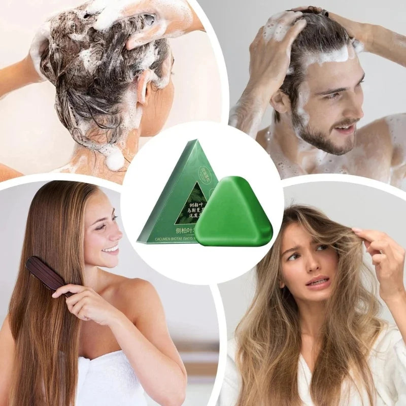Nature Herbal Triangle Green Soap | صابونة الطبيعة العشبية الخضراء المثلثة